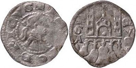 ZECCHE ITALIANE - BERGAMO - Comune, monete a nome di Federico II (Sec. XIII-XIV) - Denaro planeto CNI 139/144; MIR 18 (MI g. 0,71)
MB-BB
