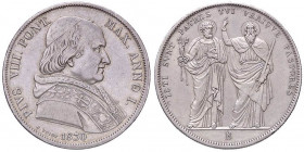 ZECCHE ITALIANE - BOLOGNA - Pio VIII (1829-1830) - Scudo 1830 A. I Pag. 126; Mont. 2 R AG
BB/BB+