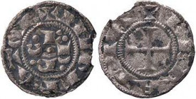 ZECCHE ITALIANE - FERRARA - Repubblica, a nome di Federico I (1200?-1344) - Denaro CNI 1/5; MIR 215 (MI g. 0,44)
BB/qBB