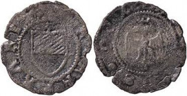ZECCHE ITALIANE - FERRARA - Borso d'Este, secondo periodo (1452-1471) - Quattrino CNI 25/28; MIR 245 RR (MI g. 0,49)
qBB