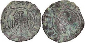 ZECCHE ITALIANE - FERRARA - Ercole I d'Este (1471-1505) - Quattrino CNI 80/84; MIR 266 RR (MI g. 0,46)
meglio di MB