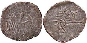 ZECCHE ITALIANE - SAVONA - Luigi XI di Francia (1461-1464) - Obolo CNI 11/12; MIR 545 R (MI g. 0,49)
MB