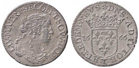ZECCHE ITALIANE - TASSAROLO - Livia Centurioni Oltremarini (1658-1667) - Luigino 1666 CNI 3/4 e 6/10; MIR 995 AG
BB/BB+