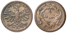 ZECCHE ITALIANE - TRENTO - Carlo VI (1711-1740) - Mezzo soldo 1739 CNI 2; MIR 254 CU
SPL