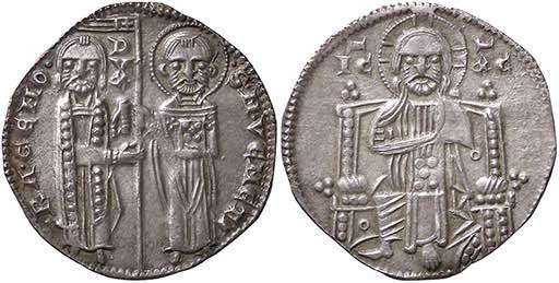 ZECCHE ITALIANE - VENEZIA - Ranieri Zeno (1253-1268) - Grosso matapan Pao. 1 (AG...