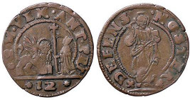 ZECCHE ITALIANE - VENEZIA - Antonio Priuli (1618-1623) - Soldo da 12 bagattini Pao. 26 (MI g. 2)
qBB