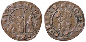 ZECCHE ITALIANE - VENEZIA - Francesco Erizzo (1631-1646) - Soldo da 12 bagattini Pao. 24 (MI g. 2,02)
qBB