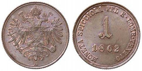 ZECCHE ITALIANE - VENEZIA - Francesco Giuseppe I d'Asburgo-Lorena (1848-1866) - Soldo 1862 A CU Vienna
Vienna - 
qFDC