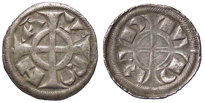 ZECCHE ITALIANE - VERONA - Federico II di Svevia (1218-1250) - Denaro piccolo sc...
