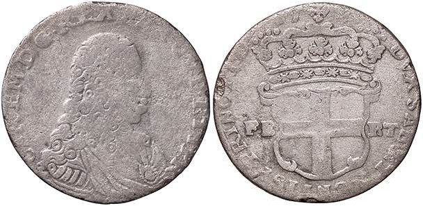 SAVOIA - Vittorio Amedeo II (secondo periodo, 1680-1730) - 5 Soldi 17?? MIR 871 ...