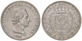 SAVOIA - Carlo Felice (1821-1831) - 5 Lire 1830 G Pag. 78; Mont. 71 AG Colpetto
Colpetto
BB