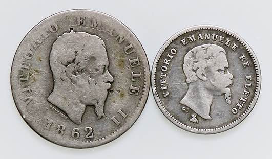 SAVOIA - Vittorio Emanuele II Re d'Italia (1861-1878) - Lira 1862 N Stemma Pag. ...