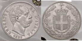 SAVOIA - Umberto I (1878-1900) - 2 Lire 1898 Pag. 599; Mont. 44 R AG Sigillata Quattro Baj
Sigillata Quattro Baj
BB-SPL