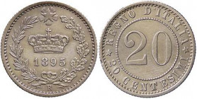 SAVOIA - Umberto I (1878-1900) - 20 Centesimi 1895 R Pag. 612; Mont. 59 R NI Segnetto al ciglio
Segnetto al ciglio
SPL