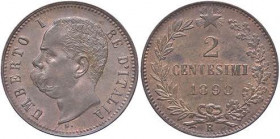 SAVOIA - Umberto I (1878-1900) - 2 Centesimi 1898 Pag. 623; Mont. 71 CU Riflessi rossi
Riflessi rossi
FDC