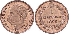 SAVOIA - Umberto I (1878-1900) - Centesimo 1895 Pag. 625; Mont. 75 CU Rame rosso
Rame rosso
FDC