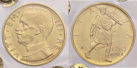 SAVOIA - Vittorio Emanuele III (1900-1943) - 50 Lire 1932 X Littore Pag. 659; Mont. 39 AU Sigillata Francesco Cavaliere
Sigillata Francesco Cavaliere...