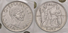 SAVOIA - Vittorio Emanuele III (1900-1943) - 20 Lire 1927 A VI Littore Pag. 672; Mont. 65 AG Sigillata Quattro Baj
Sigillata Quattro Baj
FDC