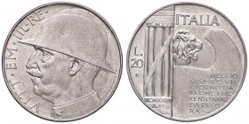SAVOIA - Vittorio Emanuele III (1900-1943) - 20 Lire 1928 Elmetto Pag. 680; Mont. 76 NC AG
SPL+