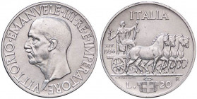 SAVOIA - Vittorio Emanuele III (1900-1943) - 20 Lire 1936 XIV Impero Pag. 681; Mont. 78 R AG
bello SPL