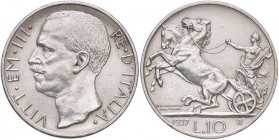 SAVOIA - Vittorio Emanuele III (1900-1943) - 10 Lire 1927 ** Biga Pag. 692a; Mont. 90 AG
qSPL