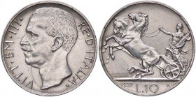 SAVOIA - Vittorio Emanuele III (1900-1943) - 10 Lire 1927 ** Biga Pag. 692a; Mont. 90 AG Colpetti
Colpetti
BB-SPL