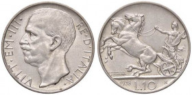 SAVOIA - Vittorio Emanuele III (1900-1943) - 10 Lire 1928 * Biga Pag. 693; Mont. 91 NC AG
BB-SPL