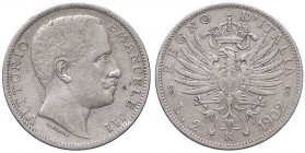 SAVOIA - Vittorio Emanuele III (1900-1943) - 2 Lire 1902 Aquila Pag. 726; Mont. 141 R AG
qBB