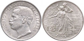 SAVOIA - Vittorio Emanuele III (1900-1943) - 2 Lire 1911 Cinquantenario Pag. 736; Mont. 152 AG
SPL+
