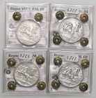 SAVOIA - Vittorio Emanuele III (1900-1943) - 2 Lire 1914÷17 Quadriga Briosa Pag. 737÷740; Mont. 154÷157 R AG Sigillate Quattro Baj
Sigillate Quattro ...