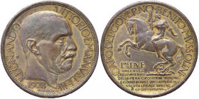 SAVOIA - Vittorio Emanuele III (1900-1943) - 2 Lire 1928 Fiera di Milano Pag. manca; Mont. 9 Cu Colpetto
Colpetto
BB