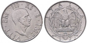 SAVOIA - Vittorio Emanuele III (1900-1943) - 2 Lire 1943 XXI Impero Pag. 762; Mont. 187 R Ac
qFDC