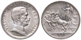 SAVOIA - Vittorio Emanuele III (1900-1943) - Lira 1916 Quadriga briosa Pag. 774; Mont. 201 R AG
SPL-FDC