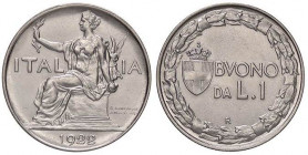 SAVOIA - Vittorio Emanuele III (1900-1943) - Lira 1922 Italia Pag. 776; Mont. 204 NI
FDC
