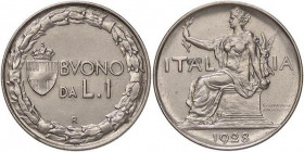 SAVOIA - Vittorio Emanuele III (1900-1943) - Lira 1928 Italia Pag. 781; Mont. 209 NI
SPL+