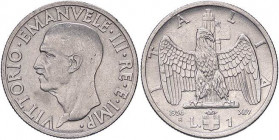 SAVOIA - Vittorio Emanuele III (1900-1943) - Lira 1936 XIV Impero Pag. 789; Mont. 218 R NI
qSPL