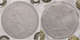 SAVOIA - Vittorio Emanuele III (1900-1943) - Lira 1939 XVII Impero Pag. 792; Mont. 224 Ac magnetica Sigillata Quattro Baj
magnetica - Sigillata Quatt...