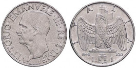 SAVOIA - Vittorio Emanuele III (1900-1943) - Lira 1943 XXI Impero Pag. 797; Mont. 232 R Ac
qFDC