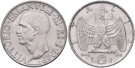 SAVOIA - Vittorio Emanuele III (1900-1943) - Lira 1943 XXI Impero Pag. 797; Mont. 232 R Ac
SPL