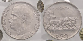 SAVOIA - Vittorio Emanuele III (1900-1943) - 50 Centesimi 1919 L Pag. 798; Mont. 235 NI Sigillata Quattro Baj
Sigillata Quattro Baj
SPL+