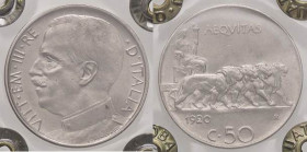 SAVOIA - Vittorio Emanuele III (1900-1943) - 50 Centesimi 1920 L Pag. 800; Mont. 237 NI Sigillata Quattro Baj
Sigillata Quattro Baj
SPL