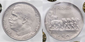 SAVOIA - Vittorio Emanuele III (1900-1943) - 50 Centesimi 1925 R Pag. 807; Mont. 244 NI Sigillata Quattro Baj
Sigillata Quattro Baj
BB+