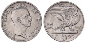 SAVOIA - Vittorio Emanuele III (1900-1943) - 50 Centesimi 1936 XIV Impero Pag. 818; Mont. 259 R NI
qFDC
