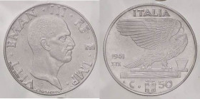 SAVOIA - Vittorio Emanuele III (1900-1943) - 50 Centesimi 1941 XIX Impero Pag. 824; Mont. 269 Ac Sigillata Quattro Baj
Sigillata Quattro Baj
qFDC