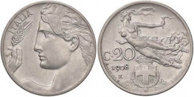 SAVOIA - Vittorio Emanuele III (1900-1943) - 20 Centesimi 1908 Pag. 829; Mont. 276 NI
SPL+