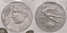 SAVOIA - Vittorio Emanuele III (1900-1943) - 20 Centesimi 1919 Pag. 836; Mont. 283 R NI Sigillata Quattro Baj
Sigillata Quattro Baj
qSPL