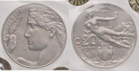 SAVOIA - Vittorio Emanuele III (1900-1943) - 20 Centesimi 1920 Pag. 837; Mont. 284 NI Sigillata Quattro Baj
Sigillata Quattro Baj
SPL-FDC