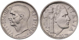 SAVOIA - Vittorio Emanuele III (1900-1943) - 20 Centesimi 1936 XIV Impero Pag. 853; Mont. 305 RR NI
FDC