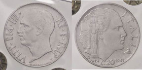 SAVOIA - Vittorio Emanuele III (1900-1943) - 20 Centesimi 1941 XIX Impero Pag. 859; Mont. 316 Ac Sigillata Quattro Baj
Sigillata Quattro Baj
FDC