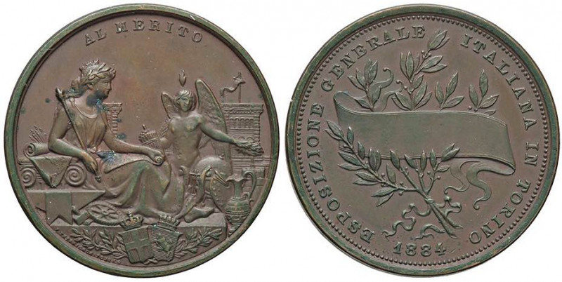 MEDAGLIE - SAVOIA - Umberto I (1878-1900) - Medaglia 1884 - Esposizione generale...